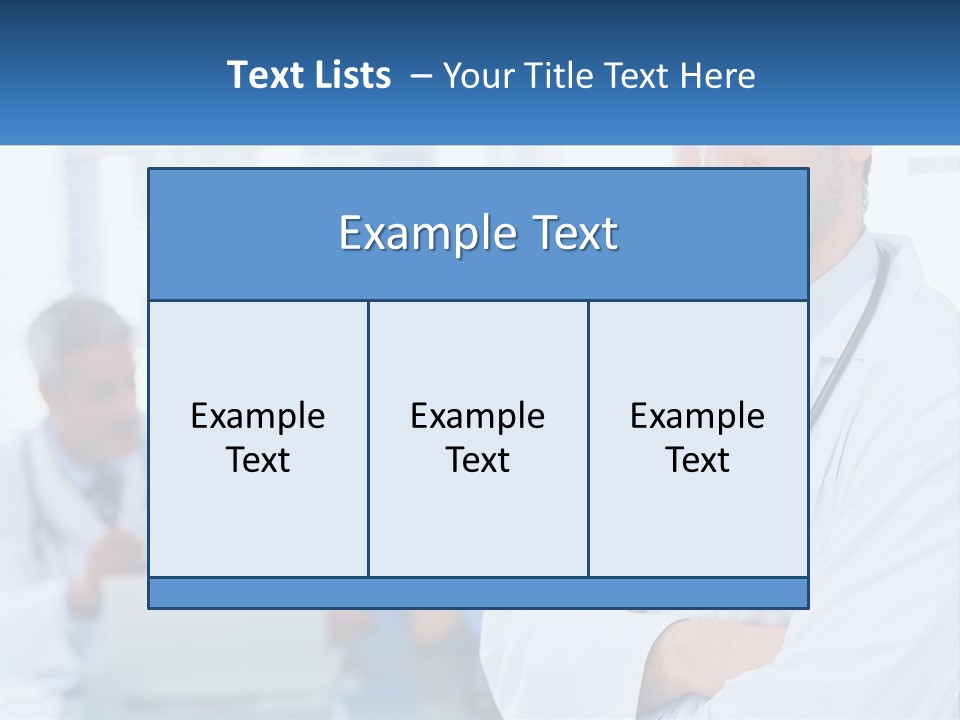 A Doctor Standing In Front Of A Laptop Computer PowerPoint Template