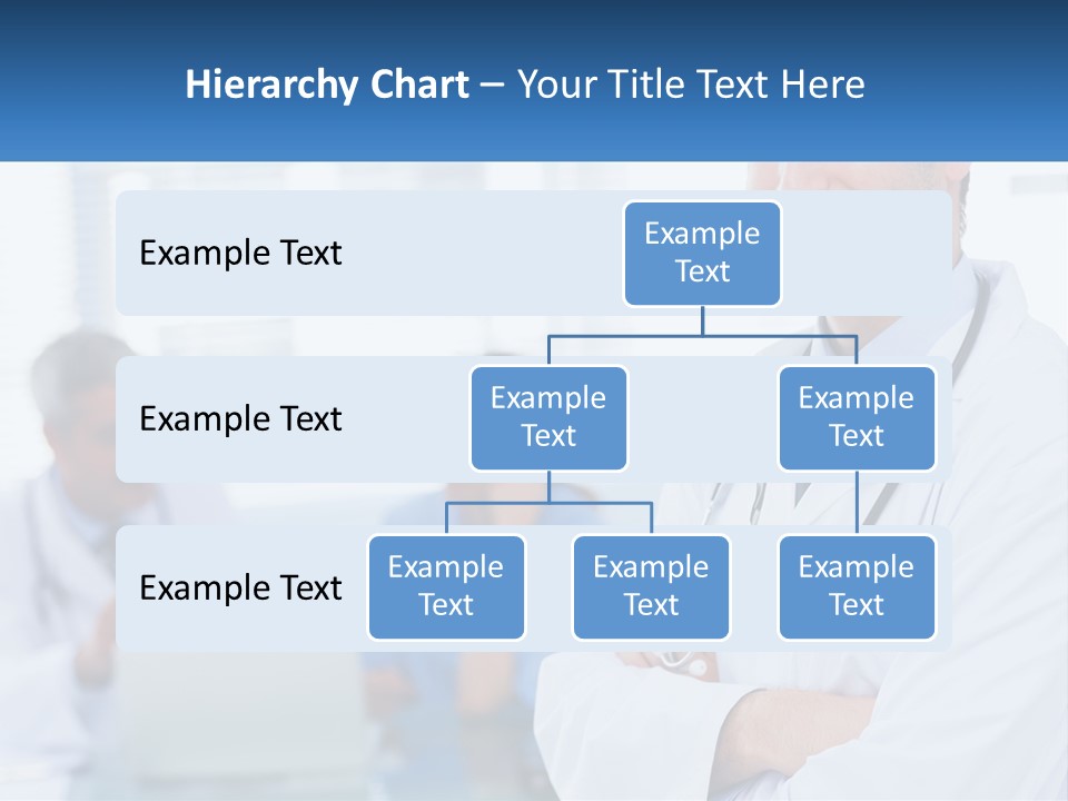 A Doctor Standing In Front Of A Laptop Computer PowerPoint Template