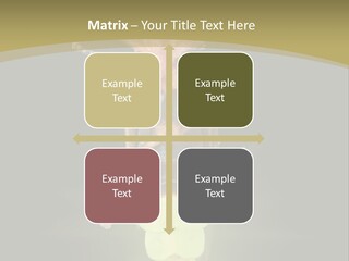 A Bug With A Light Shining On It's Back PowerPoint Template