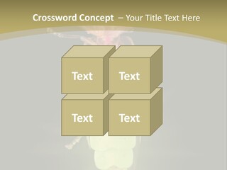 A Bug With A Light Shining On It's Back PowerPoint Template