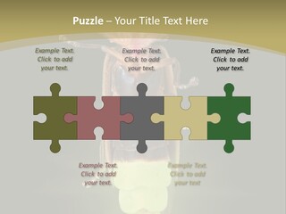 A Bug With A Light Shining On It's Back PowerPoint Template