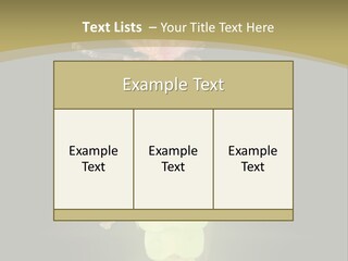 A Bug With A Light Shining On It's Back PowerPoint Template
