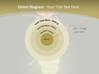 A Bug With A Light Shining On It's Back PowerPoint Template
