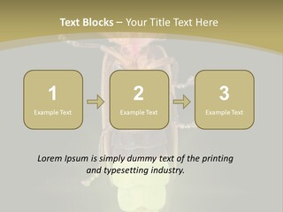 A Bug With A Light Shining On It's Back PowerPoint Template