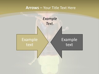 A Bug With A Light Shining On It's Back PowerPoint Template