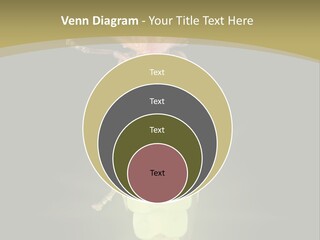 A Bug With A Light Shining On It's Back PowerPoint Template