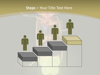 A Bug With A Light Shining On It's Back PowerPoint Template