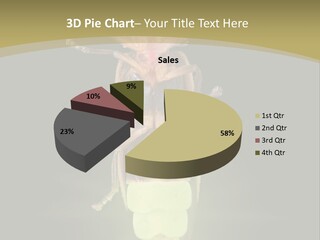 A Bug With A Light Shining On It's Back PowerPoint Template