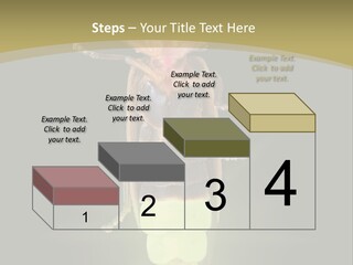 A Bug With A Light Shining On It's Back PowerPoint Template