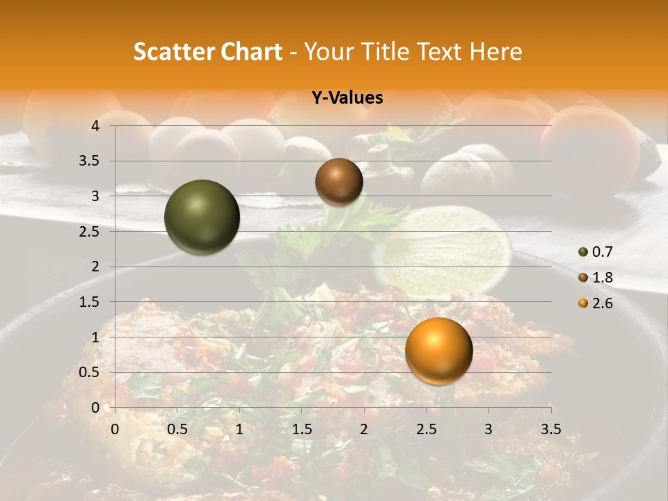 A Plate Of Food With A Fire In The Background PowerPoint Template