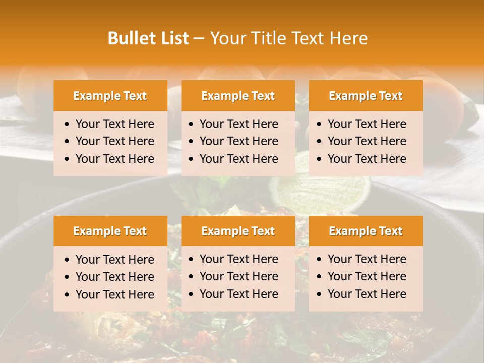 A Plate Of Food With A Fire In The Background PowerPoint Template