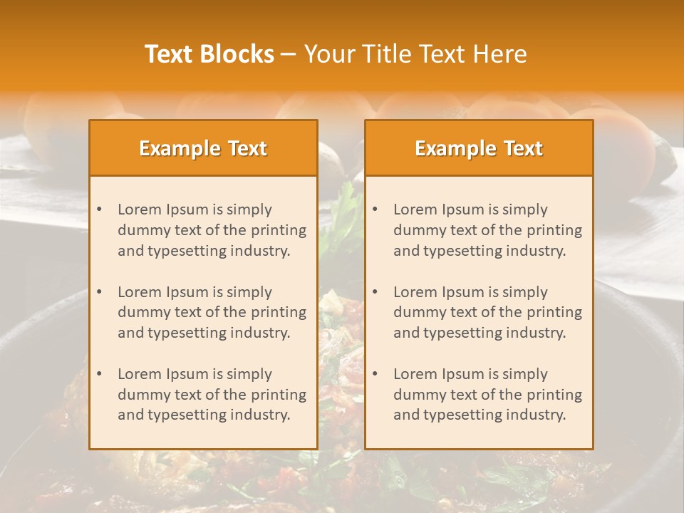 A Plate Of Food With A Fire In The Background PowerPoint Template