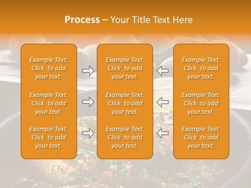 A Plate Of Food With A Fire In The Background PowerPoint Template