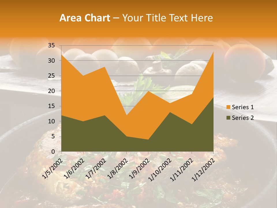 A Plate Of Food With A Fire In The Background PowerPoint Template