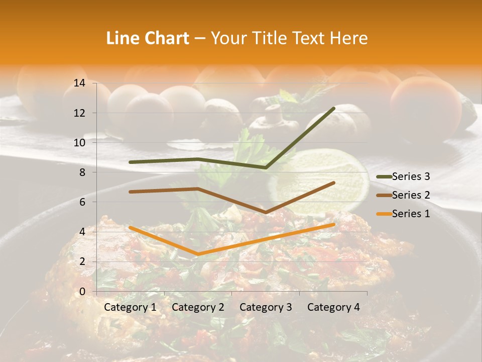 A Plate Of Food With A Fire In The Background PowerPoint Template