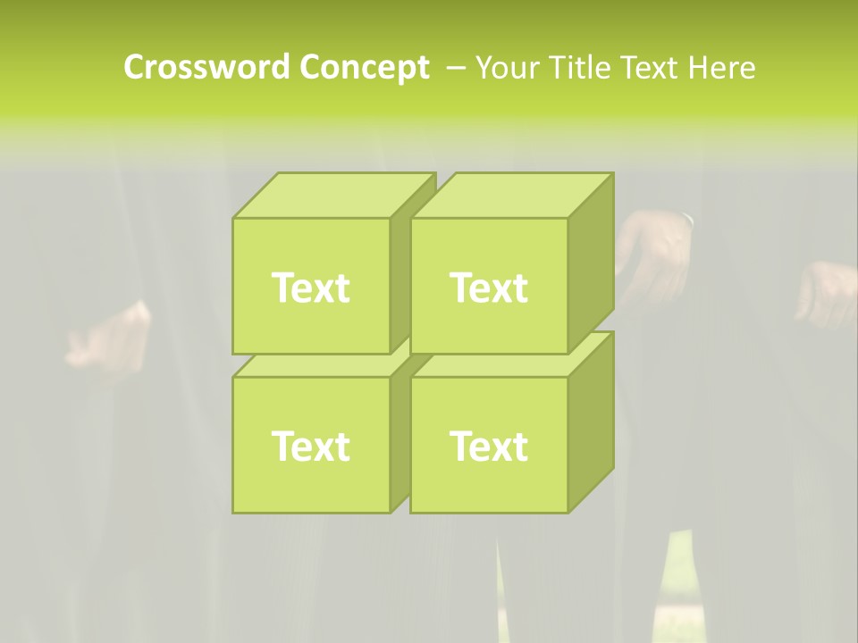 A Group Of Men In Suits Standing In A Row PowerPoint Template
