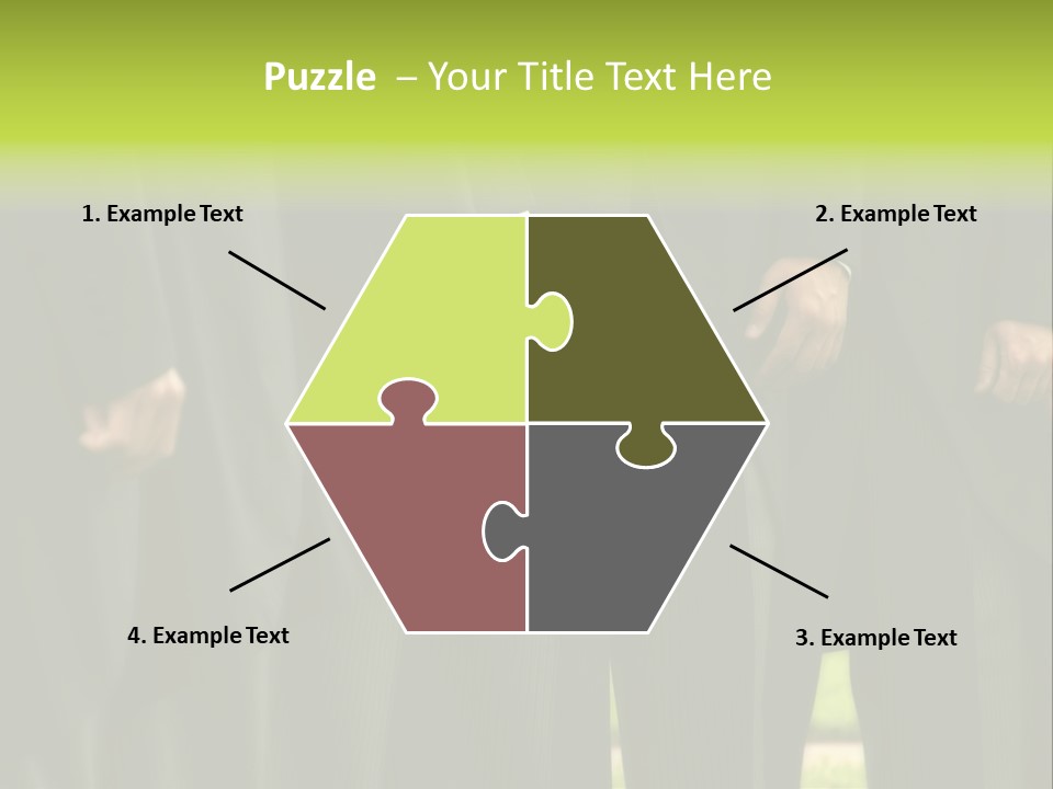 A Group Of Men In Suits Standing In A Row PowerPoint Template