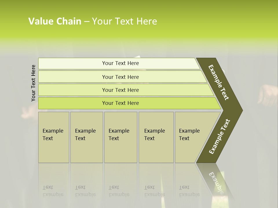 A Group Of Men In Suits Standing In A Row PowerPoint Template
