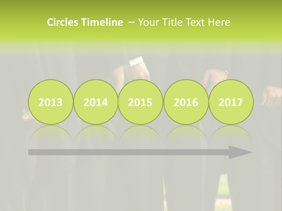 A Group Of Men In Suits Standing In A Row PowerPoint Template