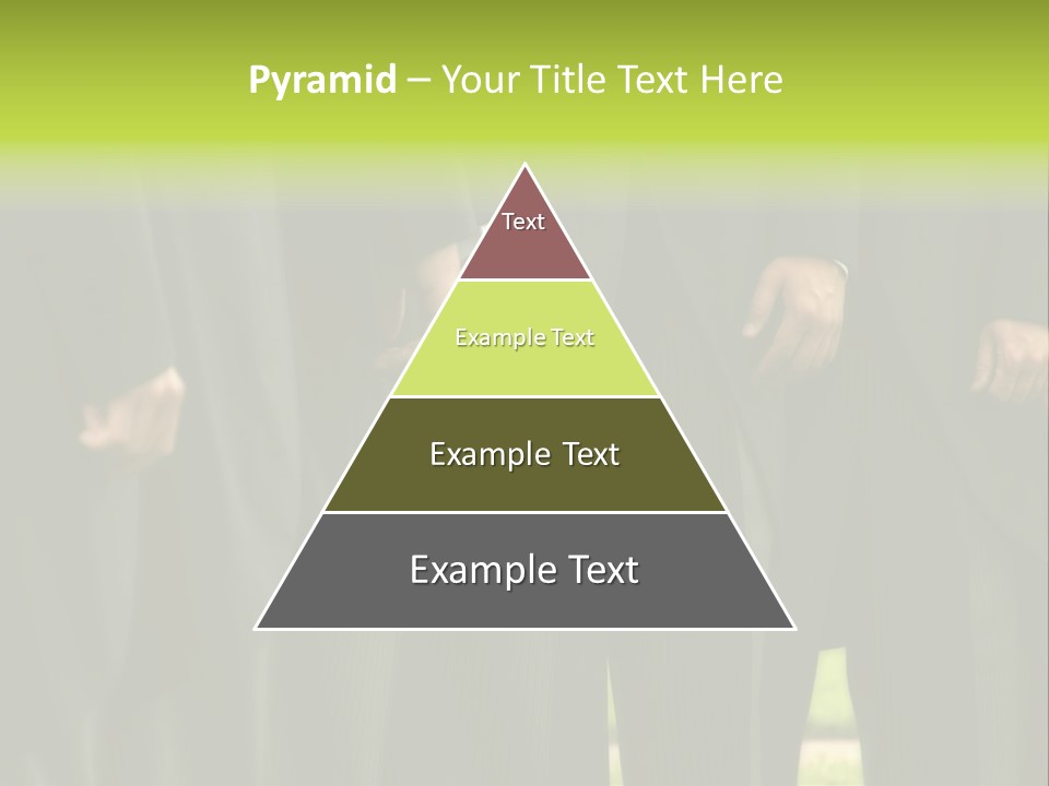 A Group Of Men In Suits Standing In A Row PowerPoint Template
