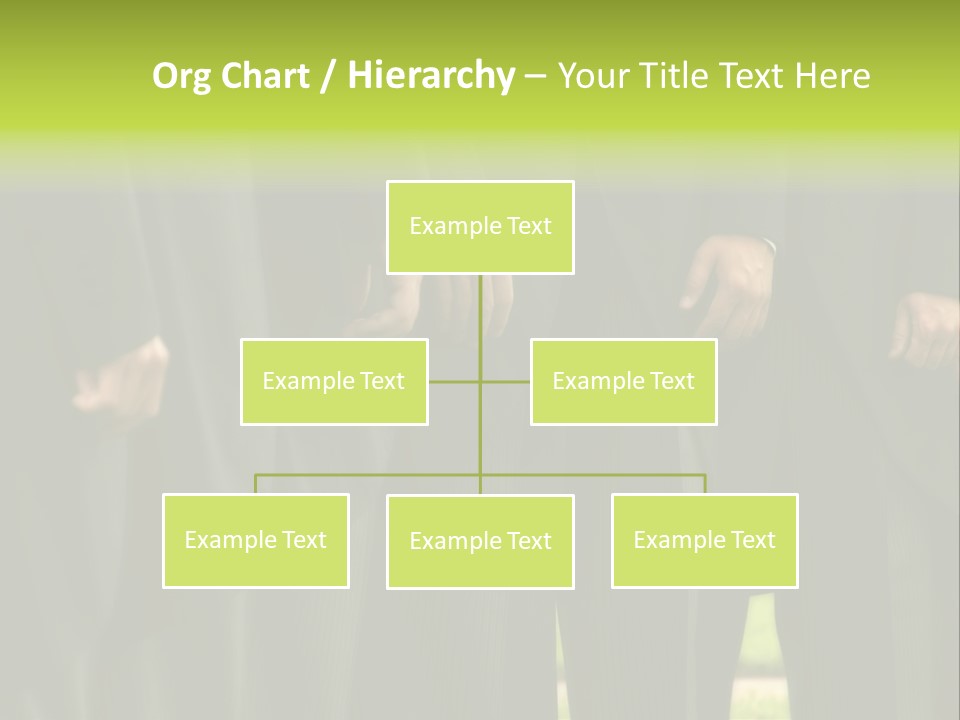A Group Of Men In Suits Standing In A Row PowerPoint Template