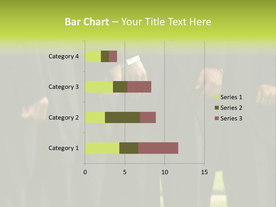 A Group Of Men In Suits Standing In A Row PowerPoint Template