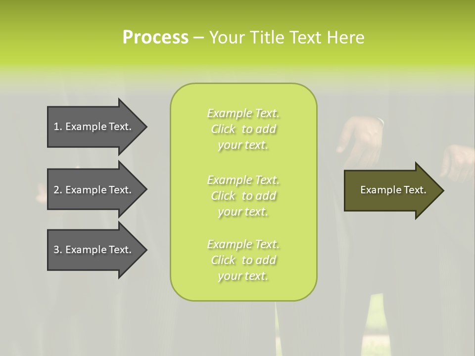 A Group Of Men In Suits Standing In A Row PowerPoint Template