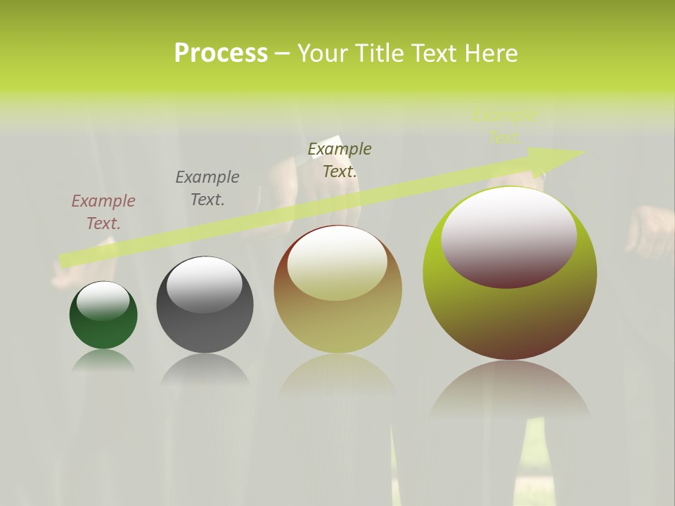 A Group Of Men In Suits Standing In A Row PowerPoint Template