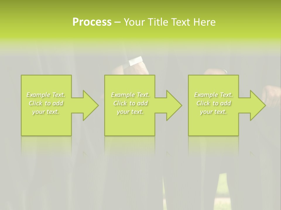 A Group Of Men In Suits Standing In A Row PowerPoint Template