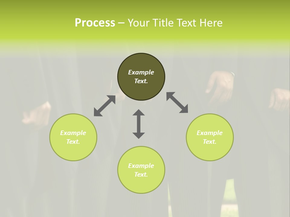 A Group Of Men In Suits Standing In A Row PowerPoint Template