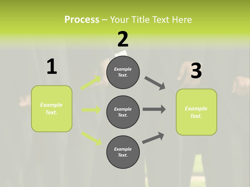 A Group Of Men In Suits Standing In A Row PowerPoint Template