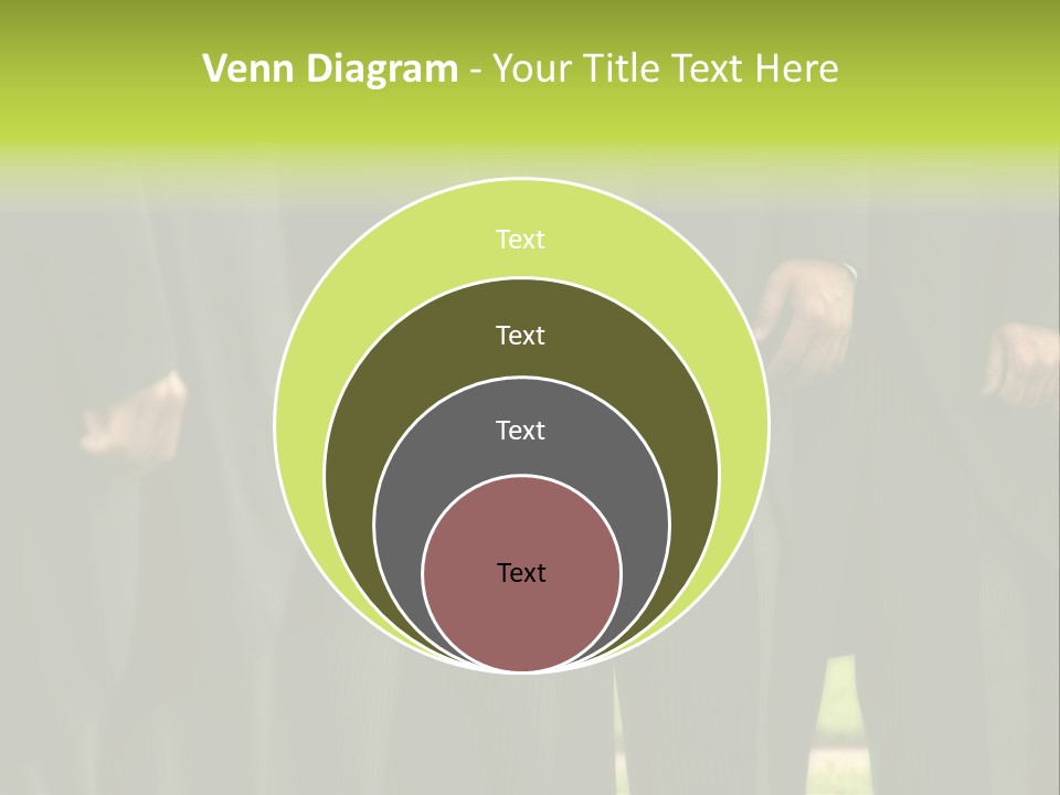 A Group Of Men In Suits Standing In A Row PowerPoint Template