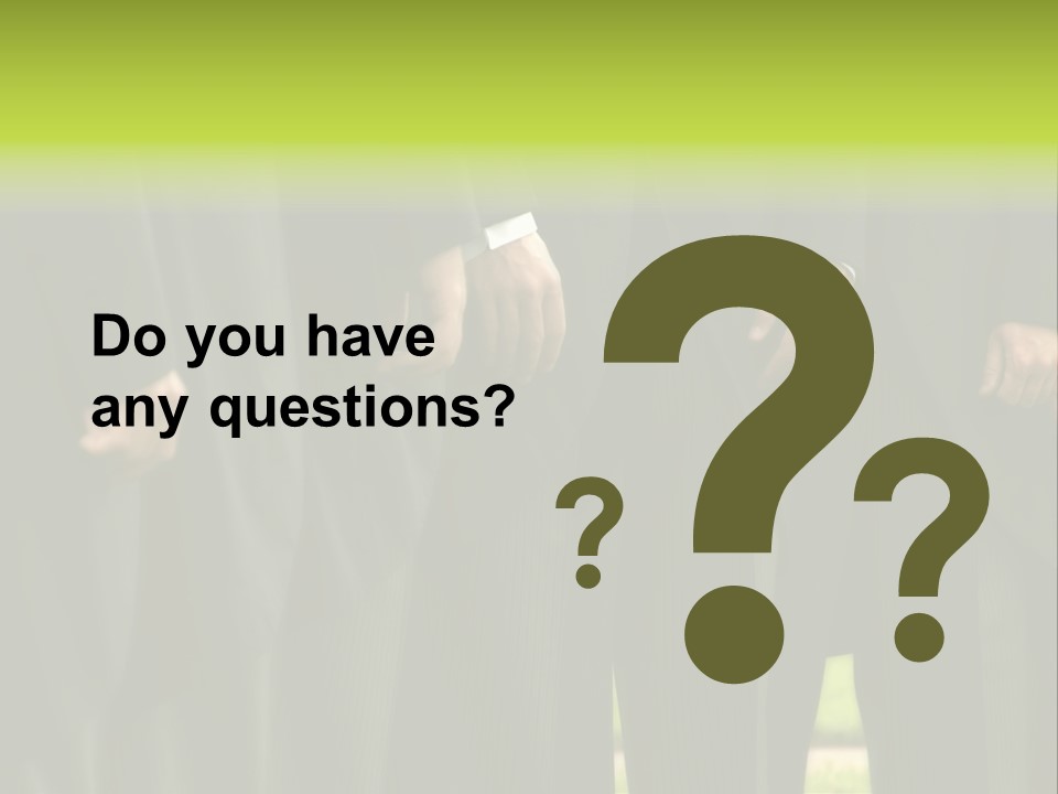 A Group Of Men In Suits Standing In A Row PowerPoint Template