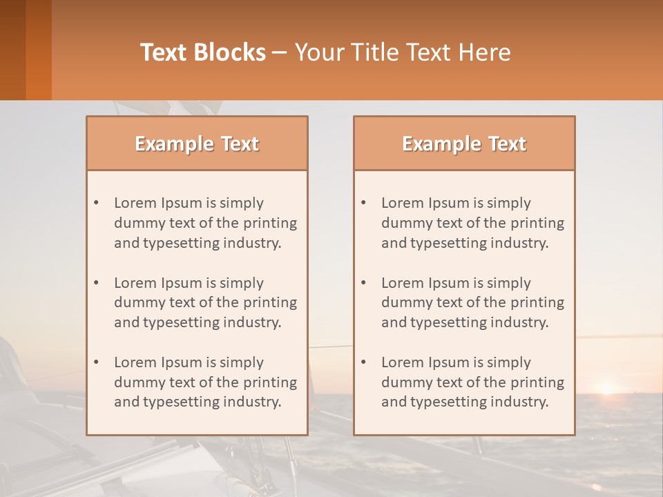 A Woman In A White Dress Is Standing On A Boat PowerPoint Template