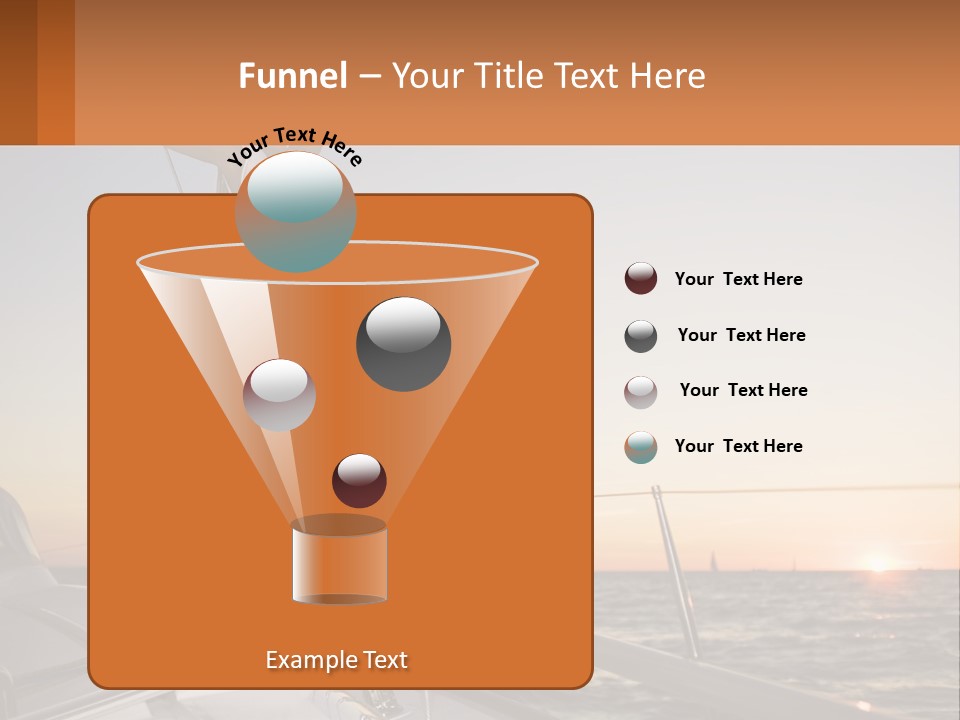 A Woman In A White Dress Is Standing On A Boat PowerPoint Template