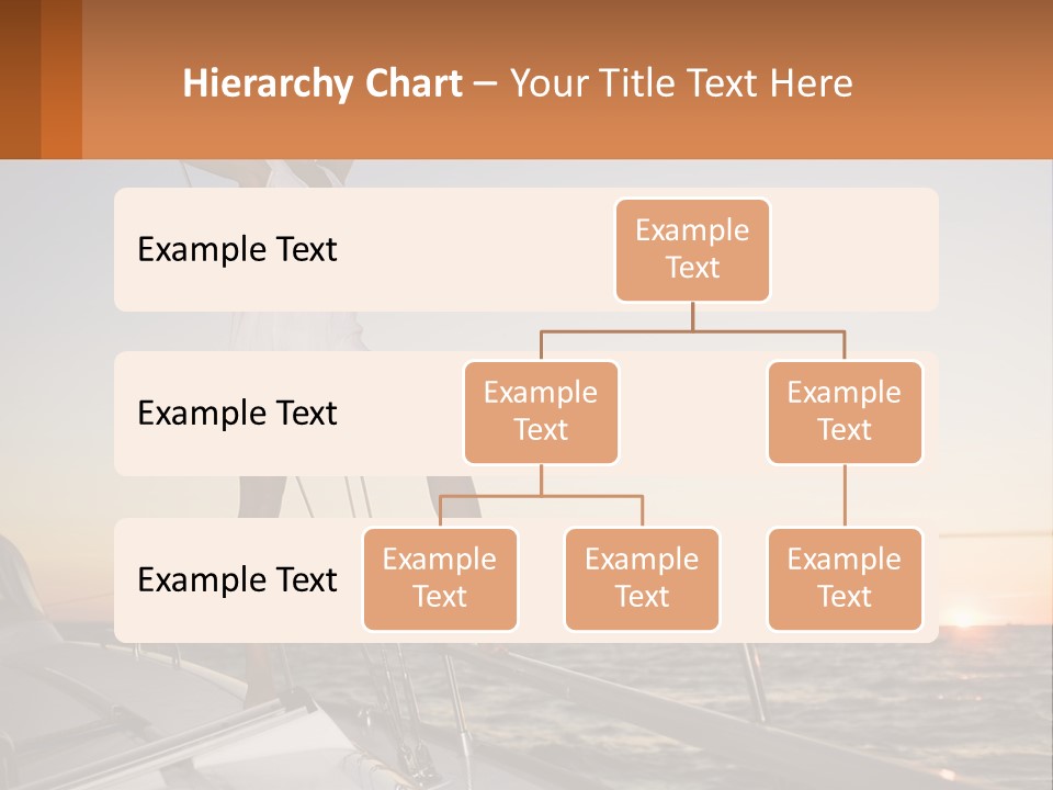 A Woman In A White Dress Is Standing On A Boat PowerPoint Template