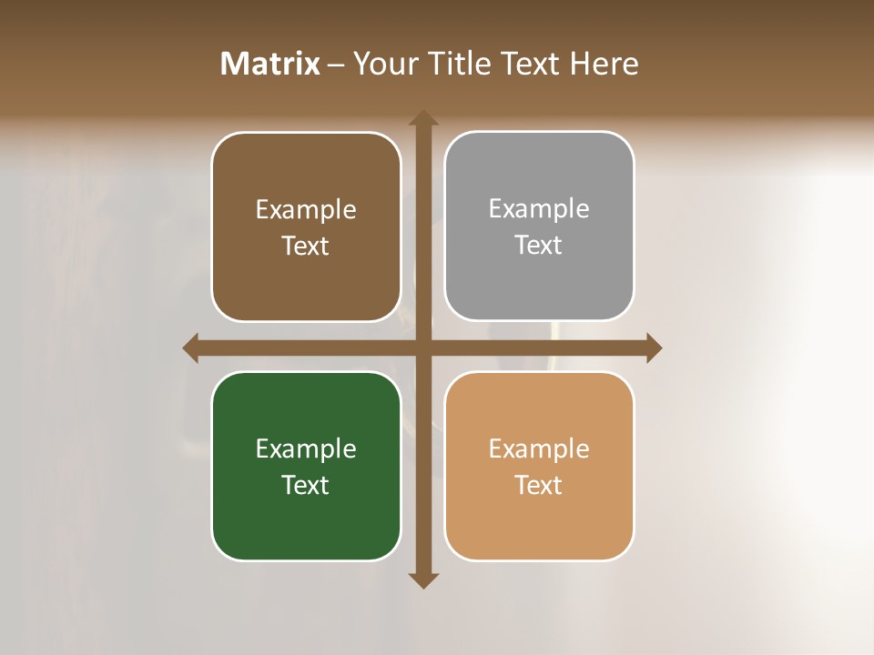 A Key On A Wooden Door With A Name Of Presentation PowerPoint Template