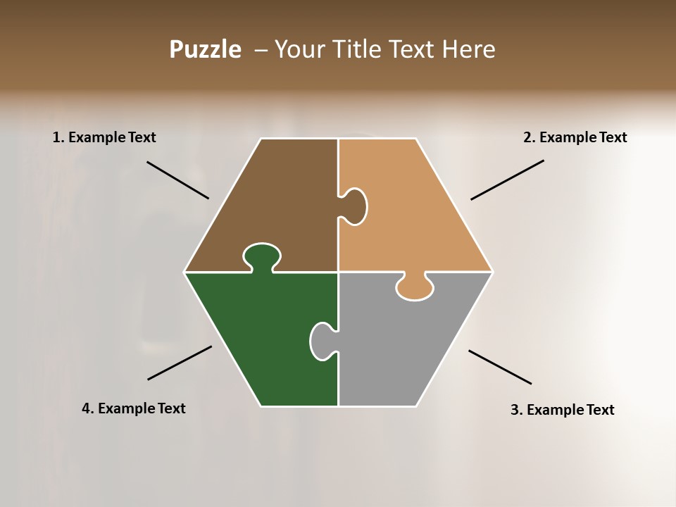 A Key On A Wooden Door With A Name Of Presentation PowerPoint Template