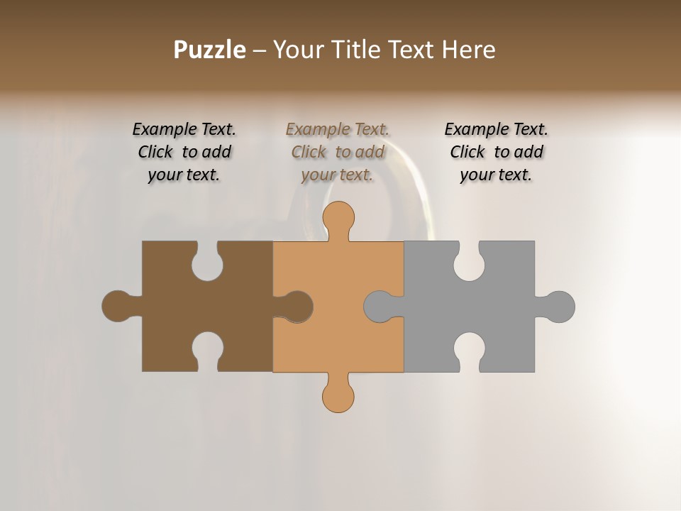 A Key On A Wooden Door With A Name Of Presentation PowerPoint Template