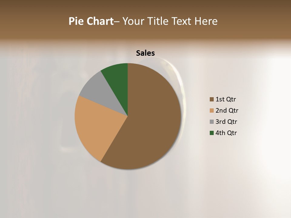 A Key On A Wooden Door With A Name Of Presentation PowerPoint Template
