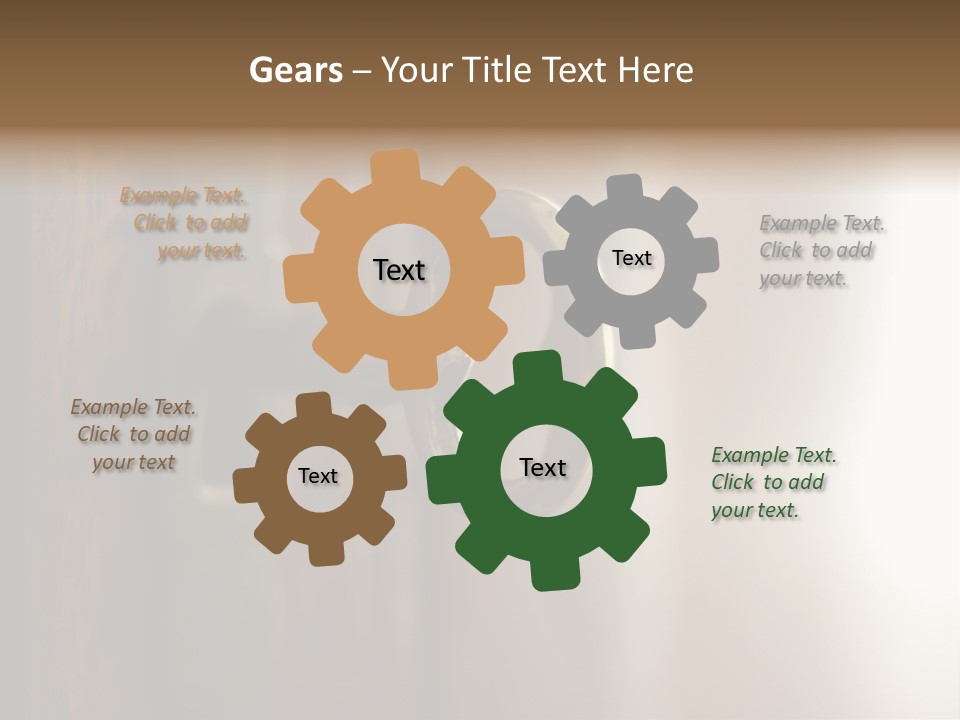 A Key On A Wooden Door With A Name Of Presentation PowerPoint Template