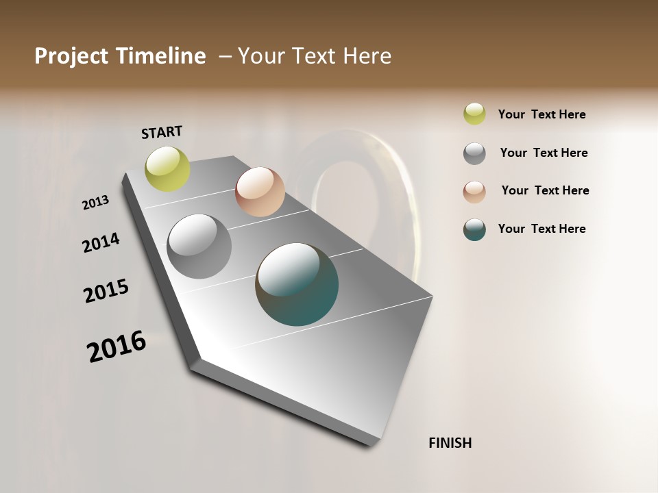 A Key On A Wooden Door With A Name Of Presentation PowerPoint Template