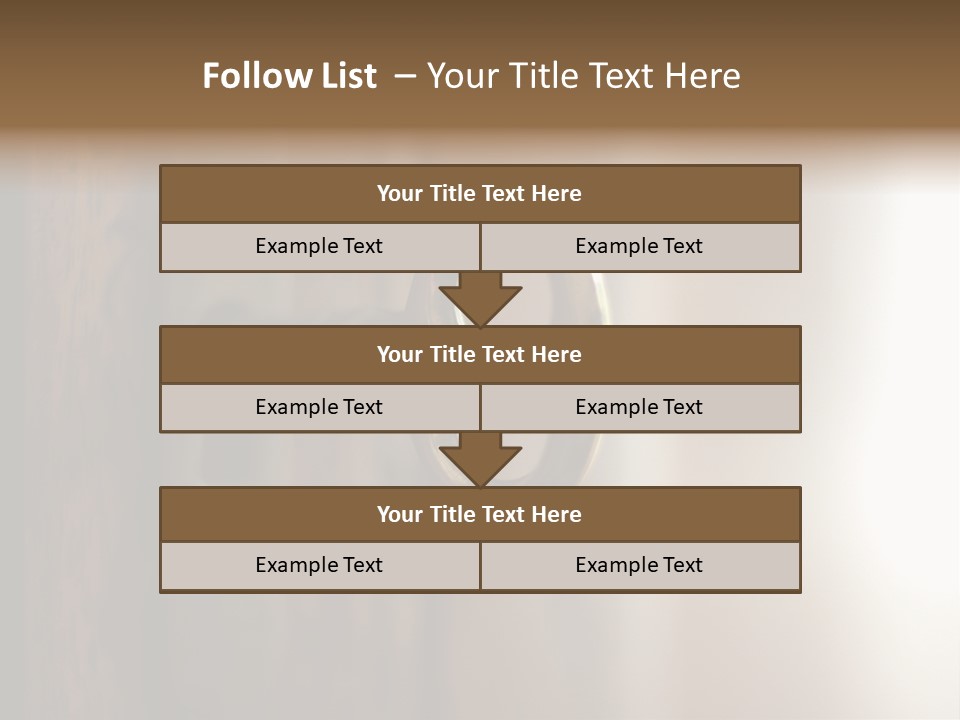 A Key On A Wooden Door With A Name Of Presentation PowerPoint Template