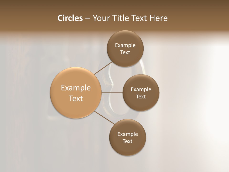 A Key On A Wooden Door With A Name Of Presentation PowerPoint Template