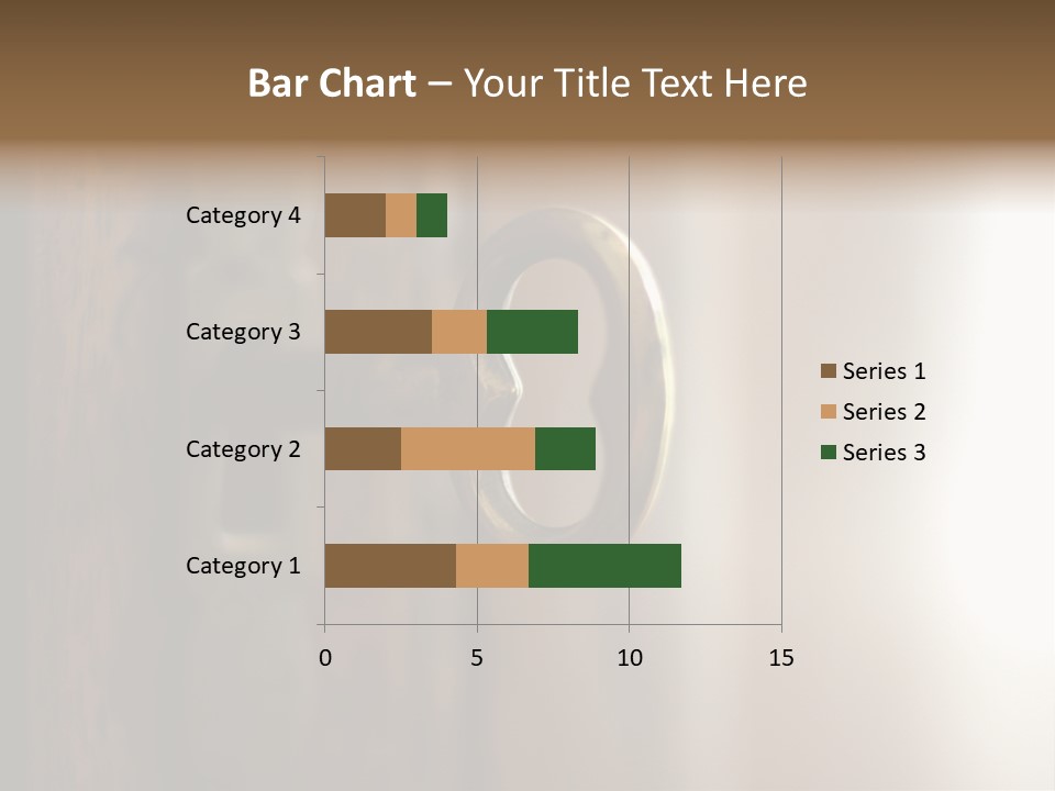 A Key On A Wooden Door With A Name Of Presentation PowerPoint Template