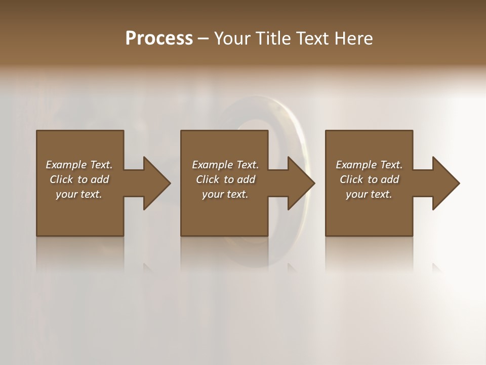 A Key On A Wooden Door With A Name Of Presentation PowerPoint Template