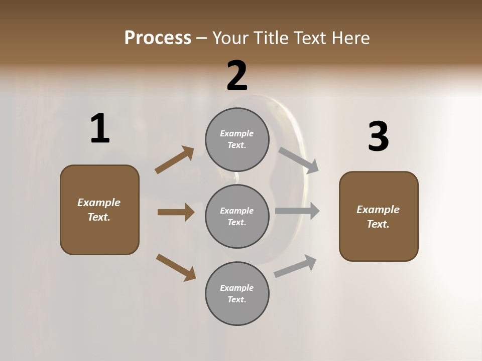 A Key On A Wooden Door With A Name Of Presentation PowerPoint Template