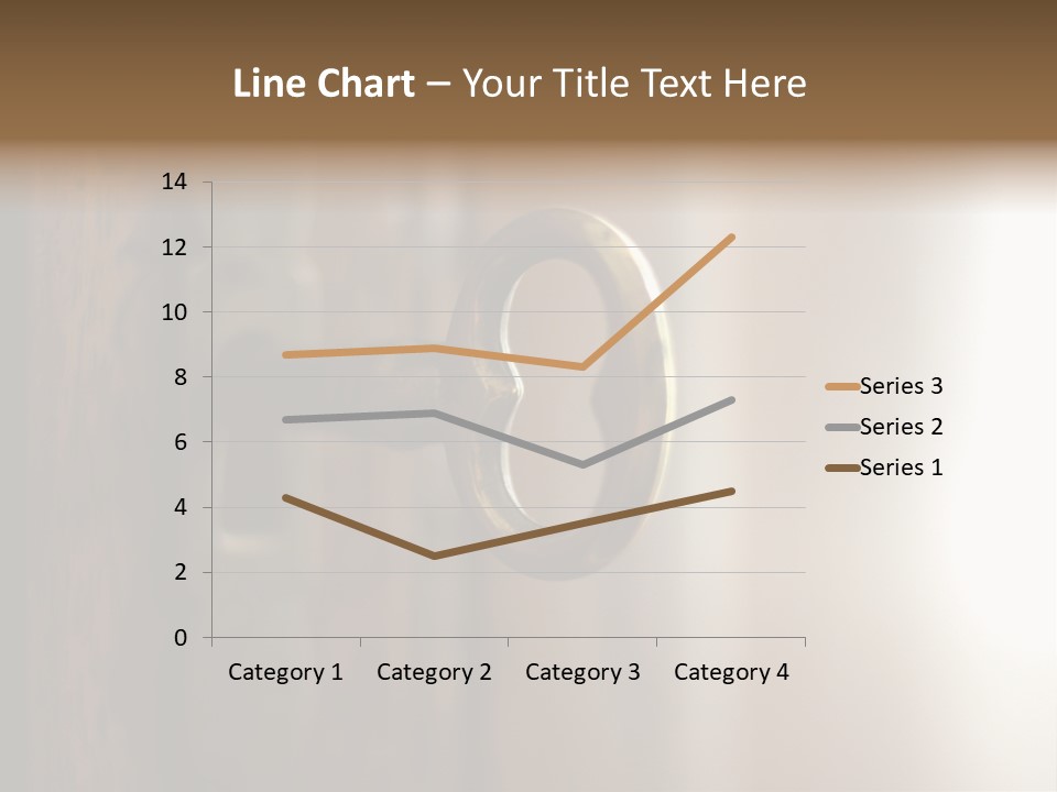 A Key On A Wooden Door With A Name Of Presentation PowerPoint Template