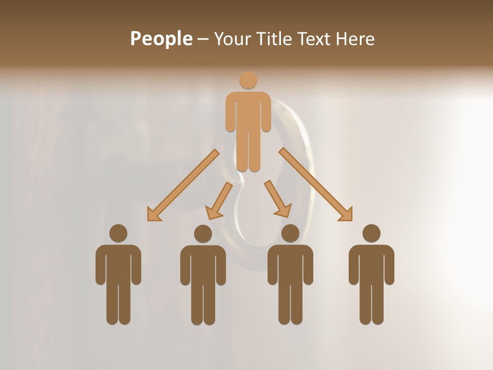 A Key On A Wooden Door With A Name Of Presentation PowerPoint Template