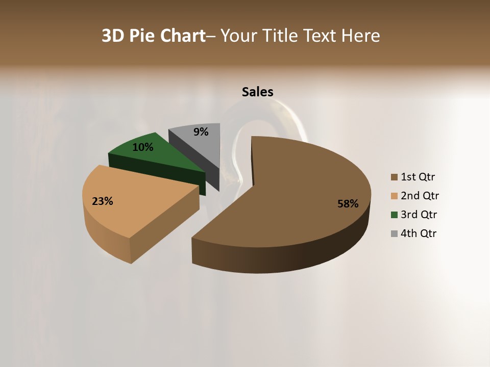 A Key On A Wooden Door With A Name Of Presentation PowerPoint Template